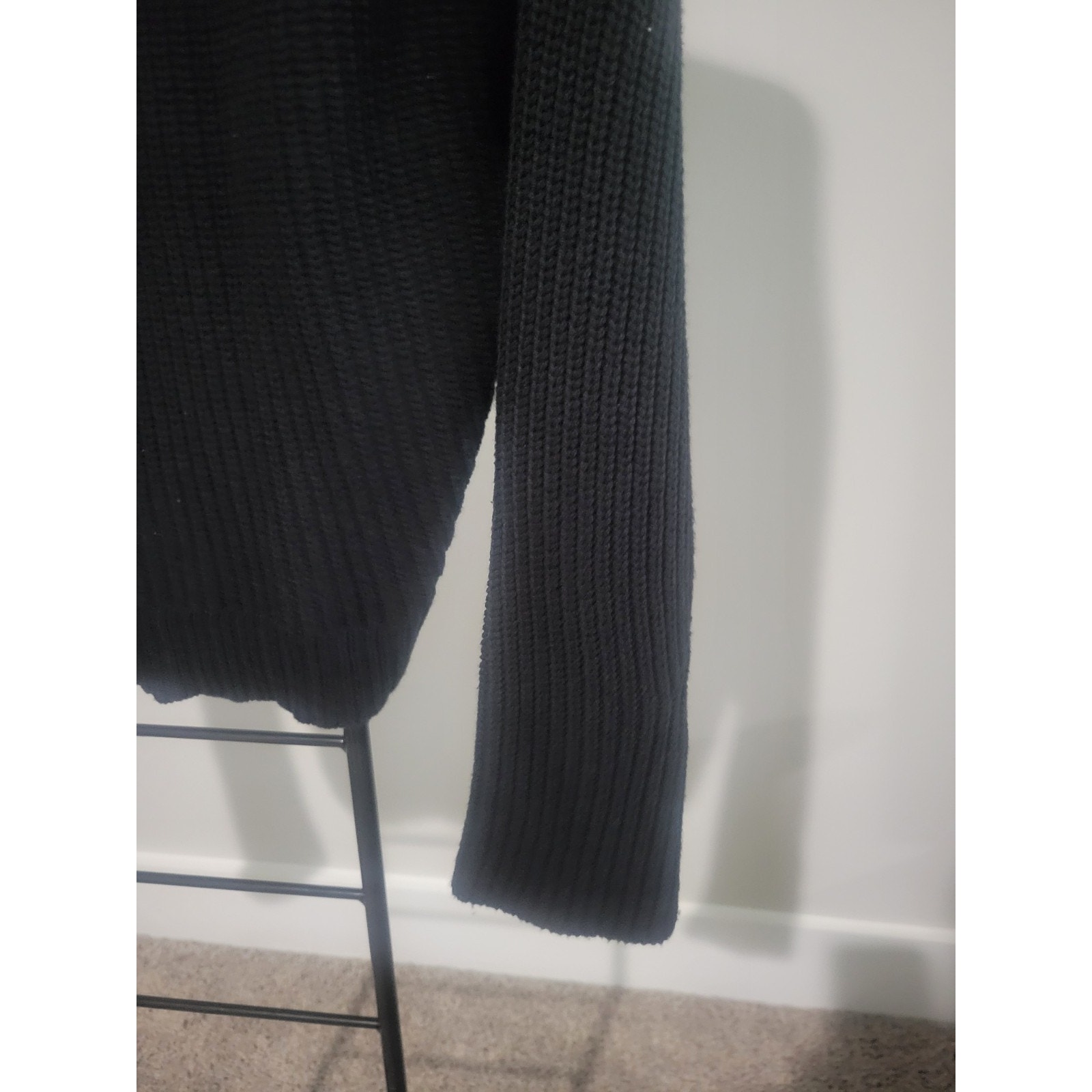 Carla Rockmore Med Black Dolman Sleeve Mockneck Sweater A710985 Nwot Trending — image 5 of 8